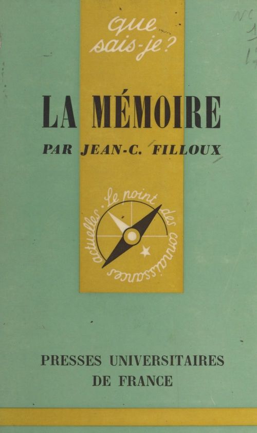 Couverture ebook de La mémoire, de Jean-claude Filloux