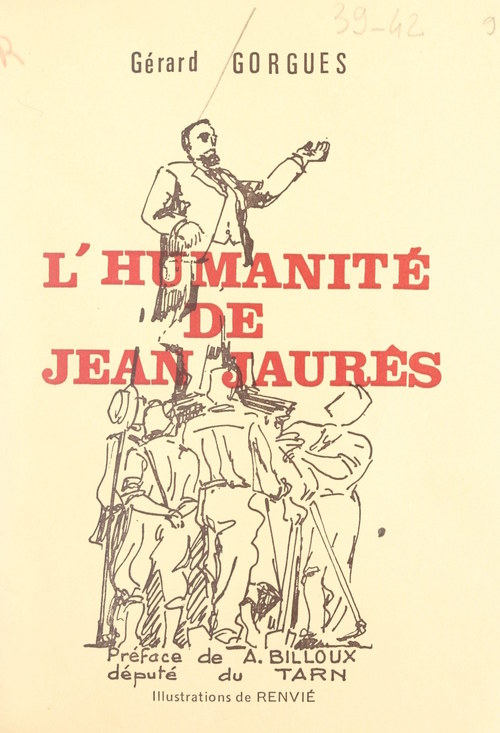 Couverture ebook de L'humanité de Jean Jaurès, de Gerard Gorgues