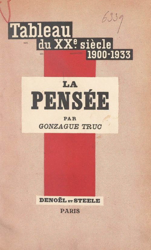 ebook cover of La pensée, by Gonzague Truc