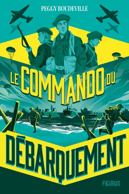 ebook cover of Le Commando du débarquement, by Peggy Boudeville, Noémie Chevalier
