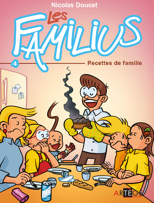 Couverture ebook de Les Familius, Recettes de famille, de Nicolas Doucet