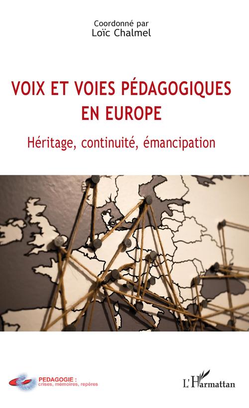 Couverture ebook de Voix et voies pédagogiques en Europe, de Loïc Chalmel