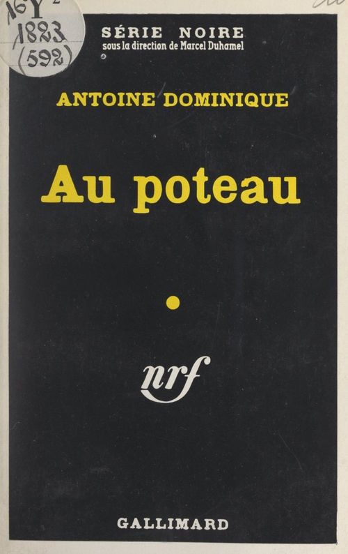 Couverture ebook de Au poteau, de Dominique Antoine