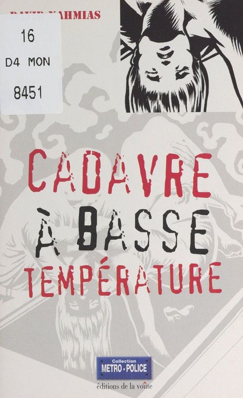 Couverture ebook de Cadavre à basse température, de David Nahmias