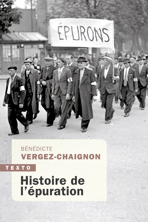 Couverture ebook de Histoire de l'épuration, de Bénédicte Vergez-Chaignon