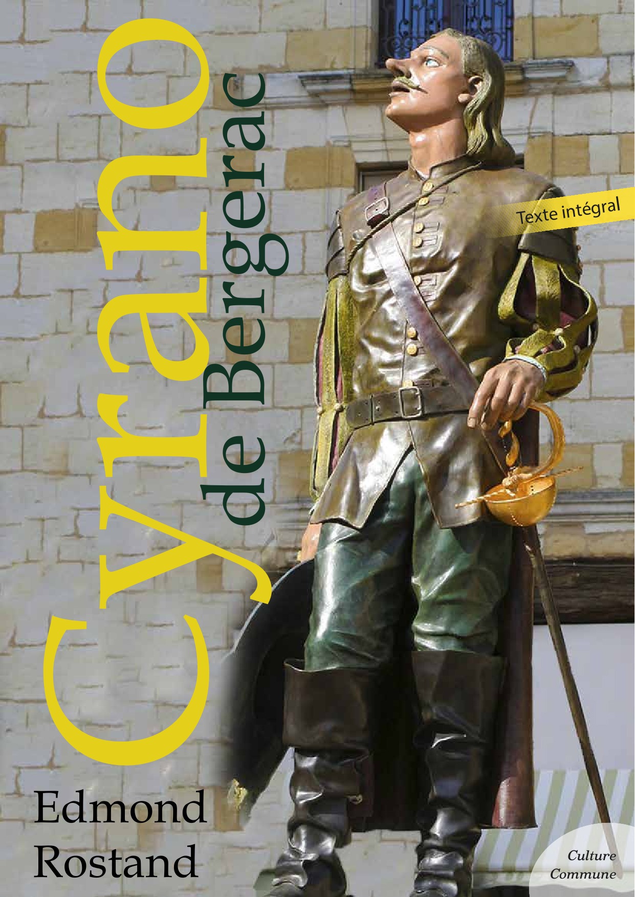 ebook cover of Cyrano de Bergerac, by Edmond Rostand
