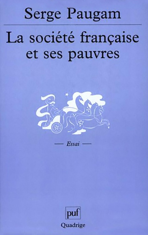 Couverture ebook de La société française et ses pauvres, de Serge Paugam