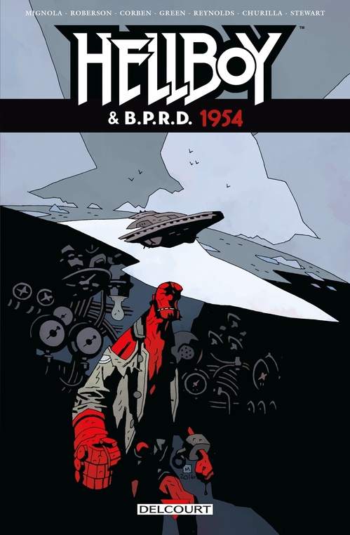 Couverture ebook de Hellboy et BPRD T03 - 1954, de Mike Mignola