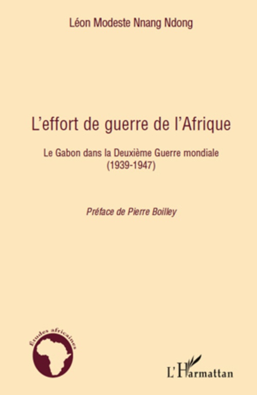 ebook cover of L'effort de guerre de l'Afrique, by Leon Modeste Nnang Ndong