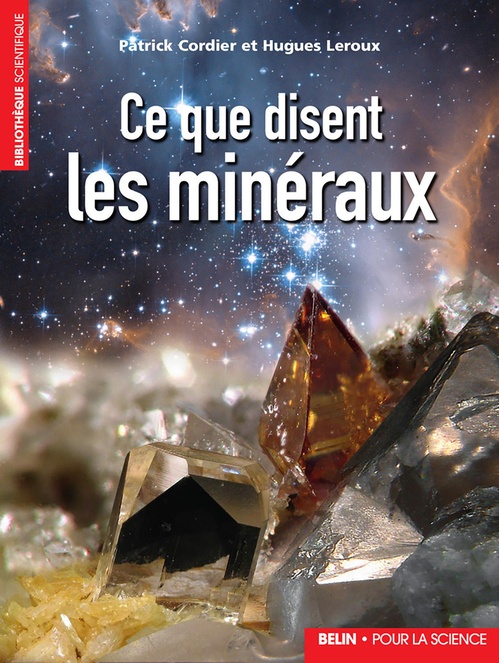 Couverture ebook de Ce que disent les minéraux, de Cordier / Leroux