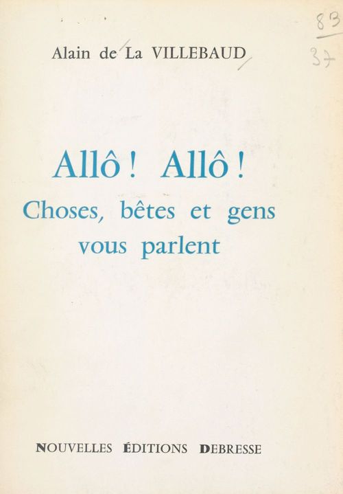 Couverture ebook de Allô ! Allô !, de Alain De La Villebaud