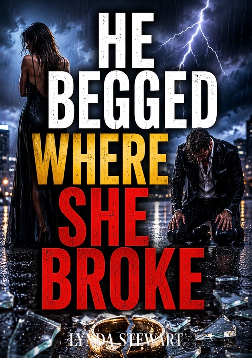 ebook cover of He Begged Where She Broke, by Lynda Stewart