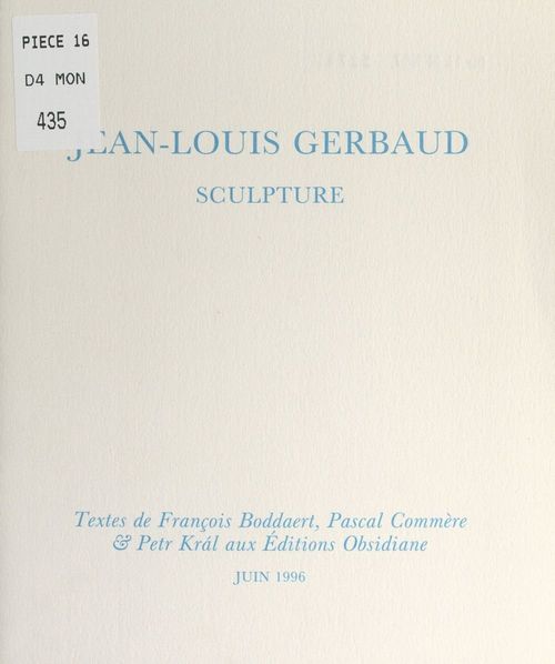 Couverture ebook de Jean-Louis Gerbaud, de François Boddaert, Pascal Commère, Petr Kral