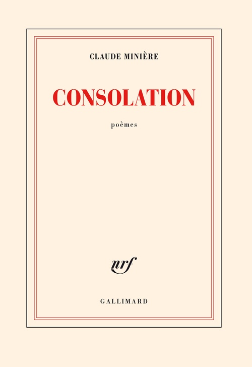 ebook cover of Consolation, by Claude Minière