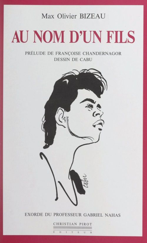 Couverture ebook de Au nom d'un fils, de Max Olivier Bizeau