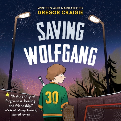 audiobook cover of Saving Wolfgang, by Gregor Craigie