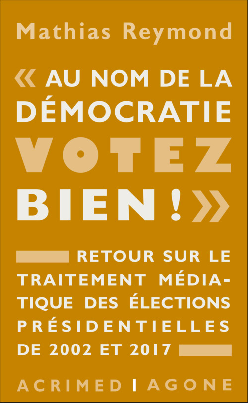 Couverture ebook de « Au nom de la démocratie, votez bien ! », de Mathias Reymond