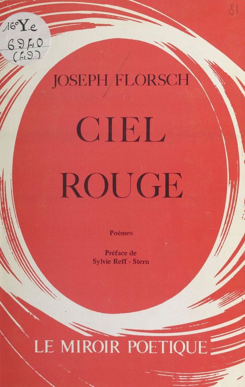 ebook cover of Ciel rouge, by Joseph Florsch