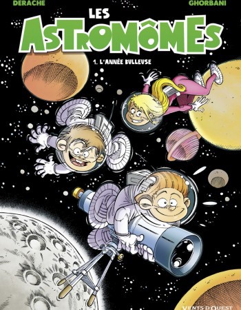 Couverture ebook de Les Astromômes - Tome 01, de Jérôme Derache, Cédric Ghorbani