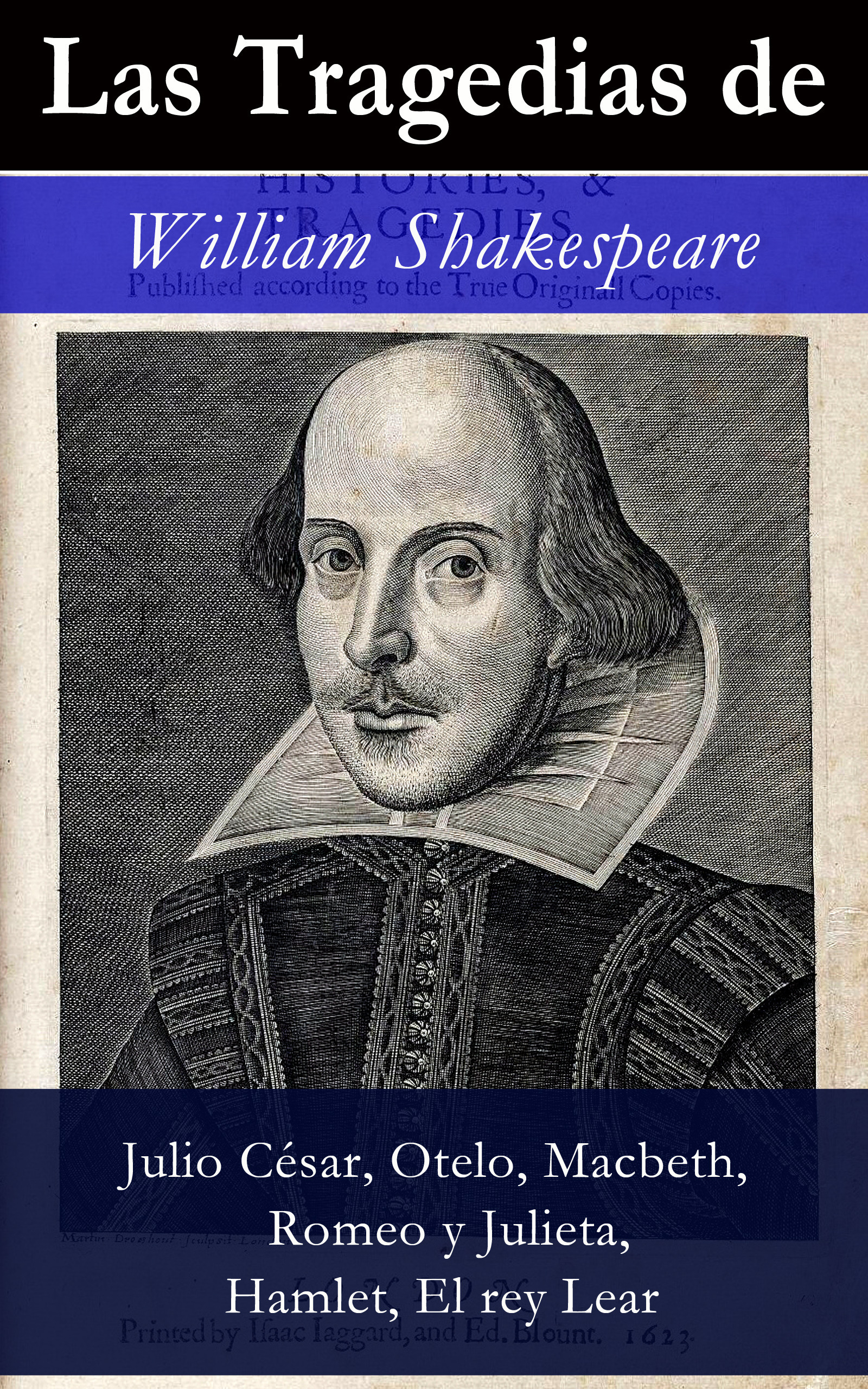 ebook cover of Las Tragedias de William Shakespeare, by William Shakespeare