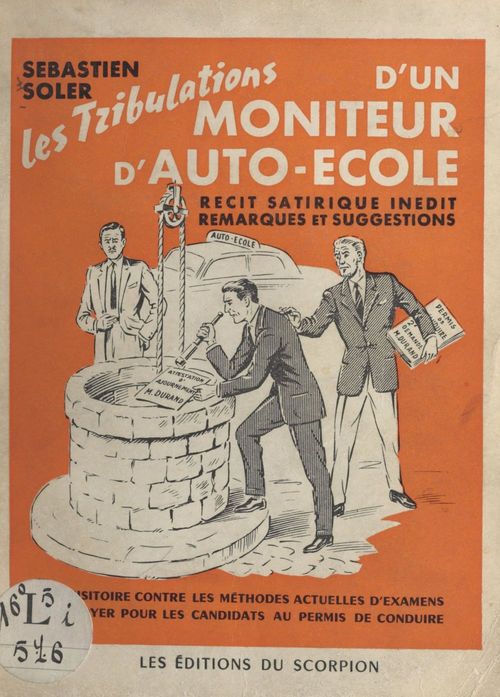 Couverture ebook de Les tribulations d'un moniteur d'auto-école, de Sebastien Soler
