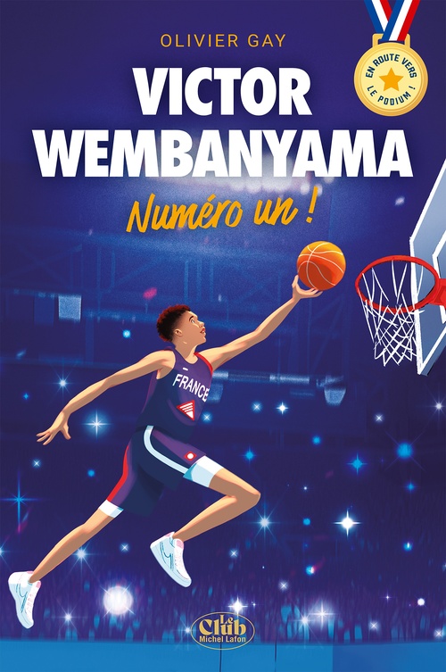 ebook cover of En route vers le podium ! - Victor Wembanyama - Numéro un !, by Olivier Gay