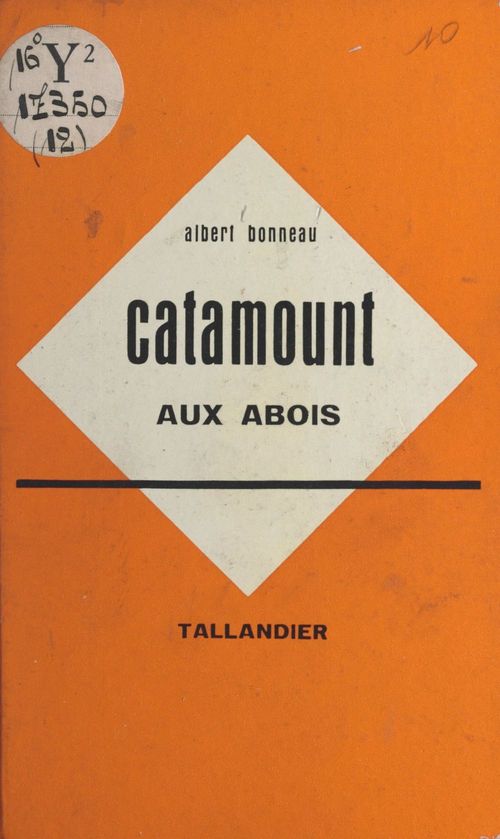 Couverture ebook de Catamount aux abois, de Albert Bonneau