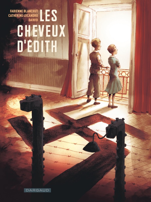Couverture ebook de Les Cheveux d'Edith, de Fabienne Blanchut, Catherine Locandro