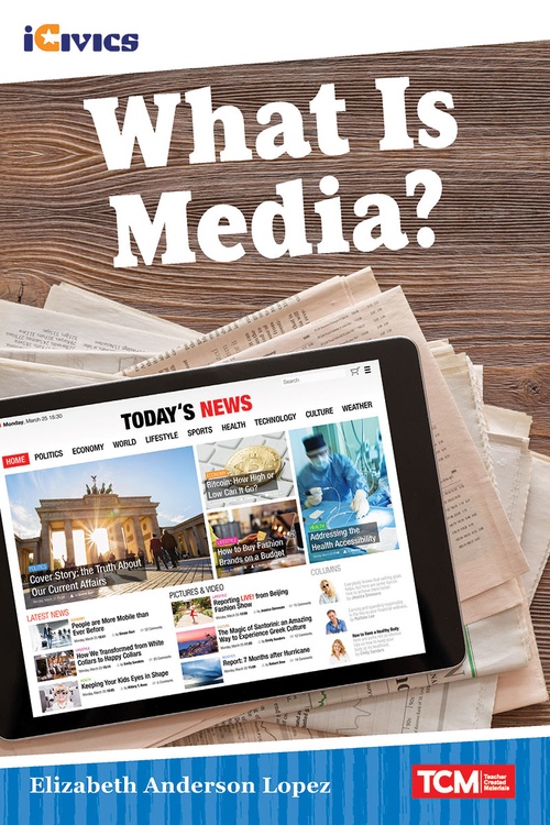 Couverture ebook de What Is Media?, de Elizabeth Anderson Lopez