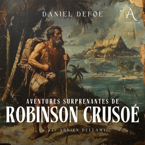 Couverture audiobook de Aventures surprenantes de Robinson Crusoé - Livre Audio, de Daniel Defoe, Livres audio en français