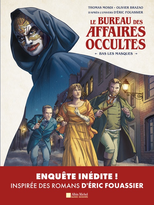 Couverture ebook de Le Bureau des affaires occultes - Bas les masques, de Olivier Brazao