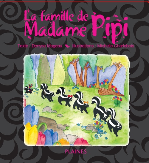 Couverture ebook de La famille de Madame Pipi, de Denyse Mageau