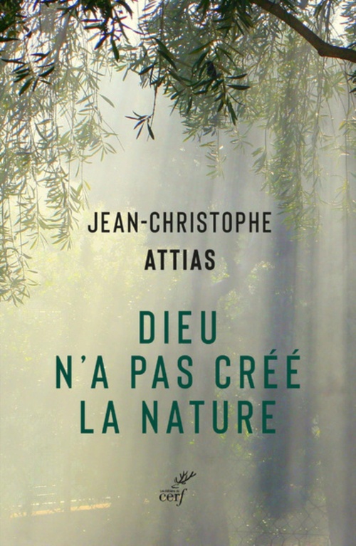ebook cover of DIEU N'A PAS CREE LA NATURE - ECOLOGIE ET JUDAISME, by ATTIAS JEAN-CHRISTOPHE