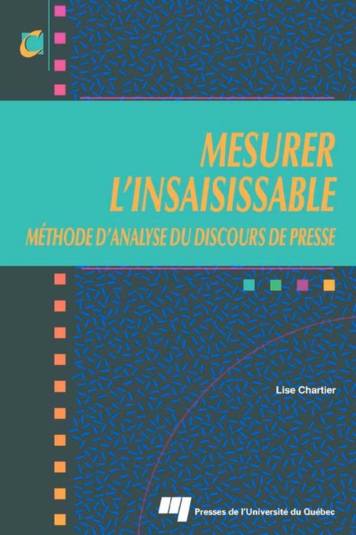 ebook cover of Mesurer l'insaisissable, by Lise Chartier
