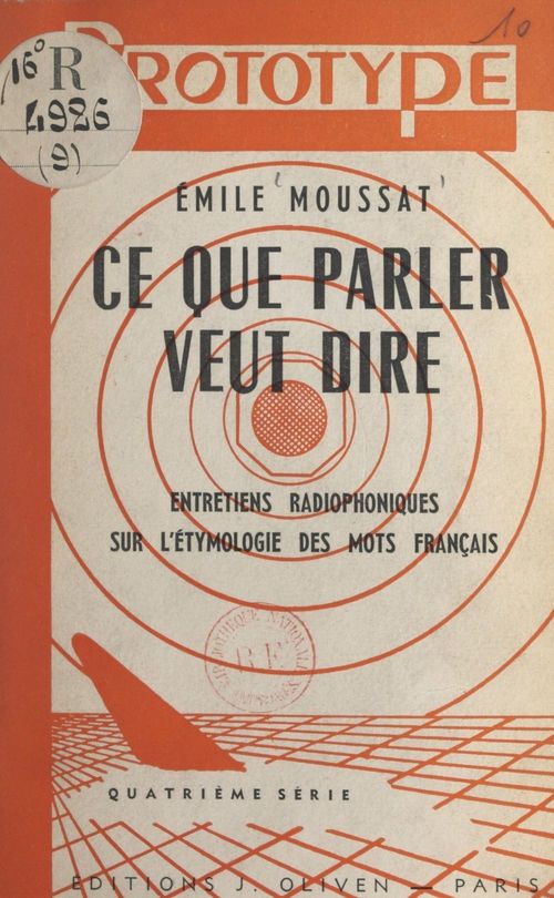Couverture ebook de Ce que parler veut dire (4), de Emile Moussat