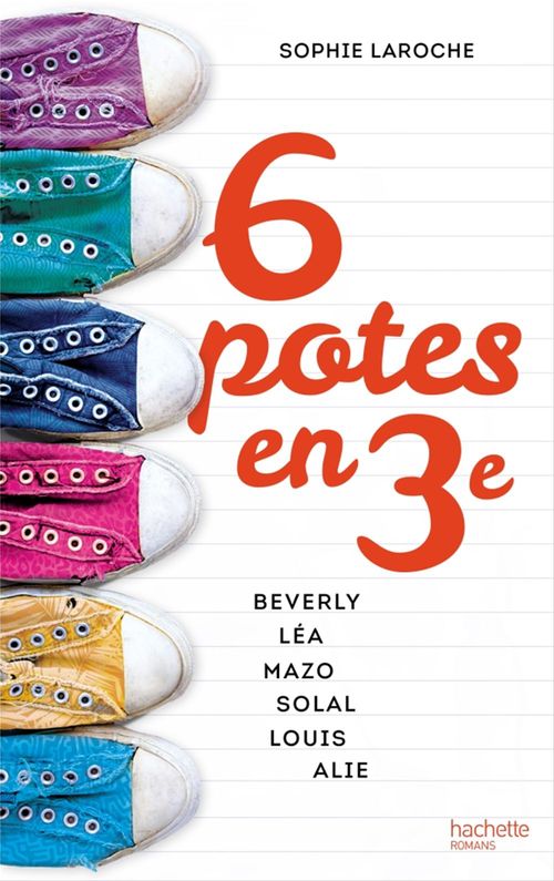 Couverture ebook de 6 potes en 3e, de Sophie Laroche