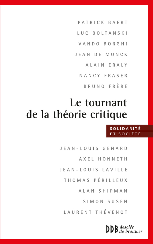 Couverture ebook de Le tournant de la théorie critique, de Bruno Frère
