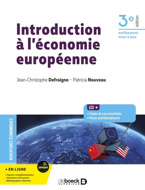 ebook cover of Introduction à l'économie européenne, by Jean-Christophe Defraigne, Patricia Nouveau