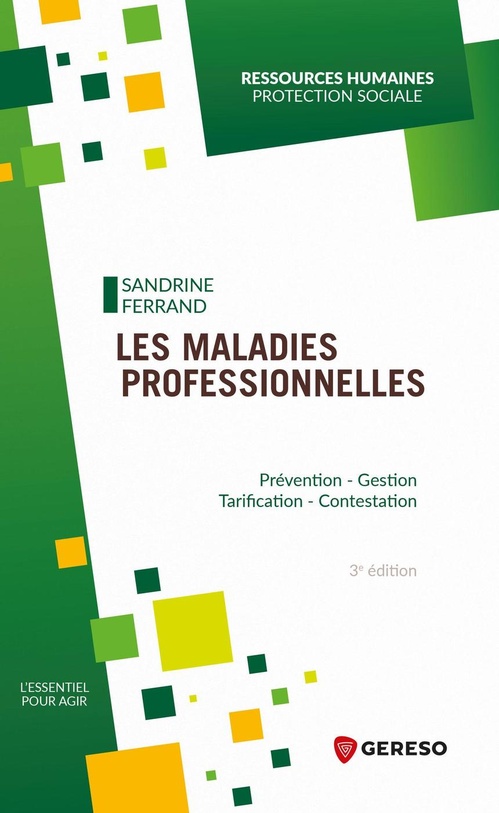 Couverture ebook de Les maladies professionnelles, de Sandrine Ferrand