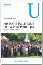 ebook cover of Histoire politique de la Ve République, by Mathias Bernard
