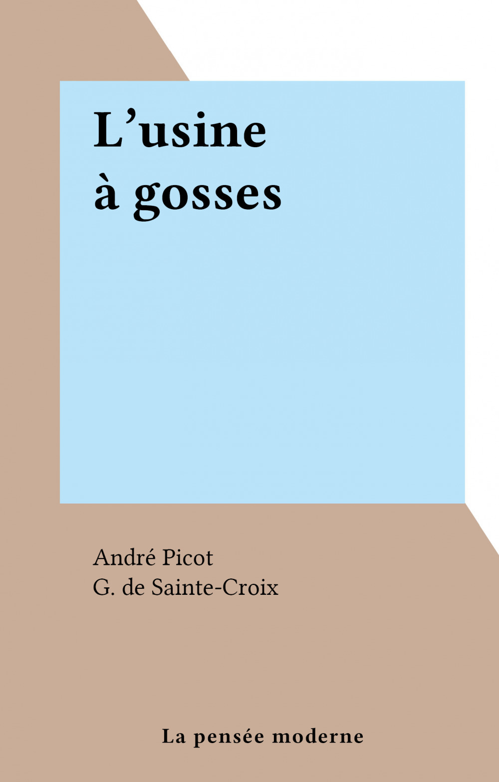Couverture ebook de L'usine à gosses, de Andre Picot
