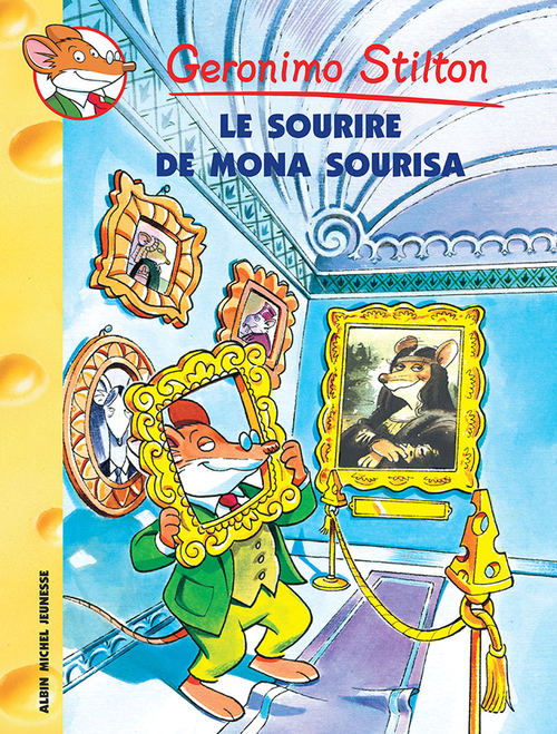 Couverture ebook de Mes histoires préférées - Le Sourire de Mona Sourisa, de Geronimo Stilton
