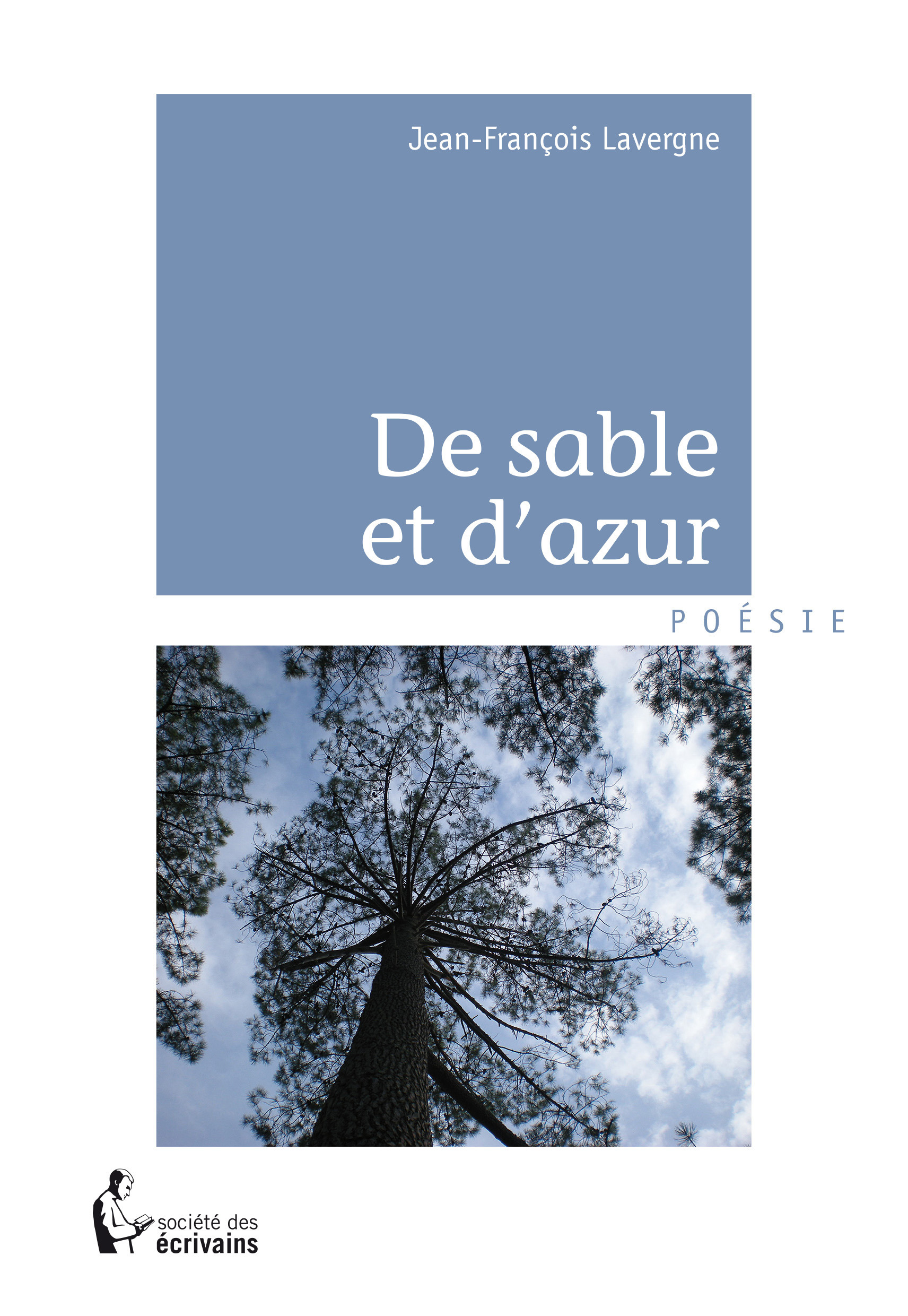 Couverture ebook de De sable et d'azur, de Jean-Francois Lavergne