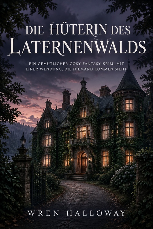 Couverture ebook de Die Hüterin des Laternenwalds, de Wren Halloway