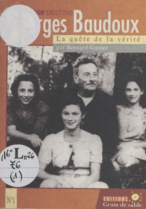 Couverture ebook de Georges Baudoux : La Quête de la vérité, de Berbad Gasser