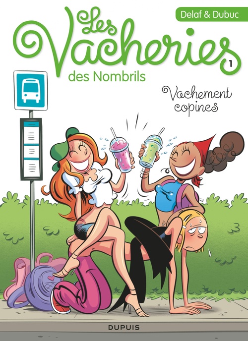 ebook cover of Les vacheries des Nombrils - Tome 1 - Vachement copines, by Maryse Dubuc, Delaf