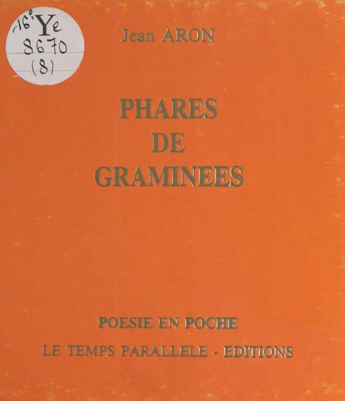 Couverture ebook de Phares de graminées, de Jean Aron