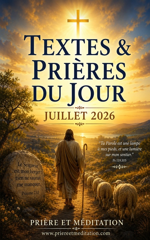 ebook cover of Textes & Prières du Jour - Juillet 2026, by Prière Et Méditation