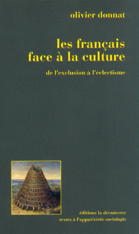 Couverture ebook de Les français face à la culture, de Olivier Donnat
