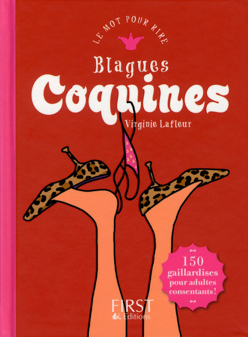 Couverture ebook de Blagues coquines, de Virginie Lafleur